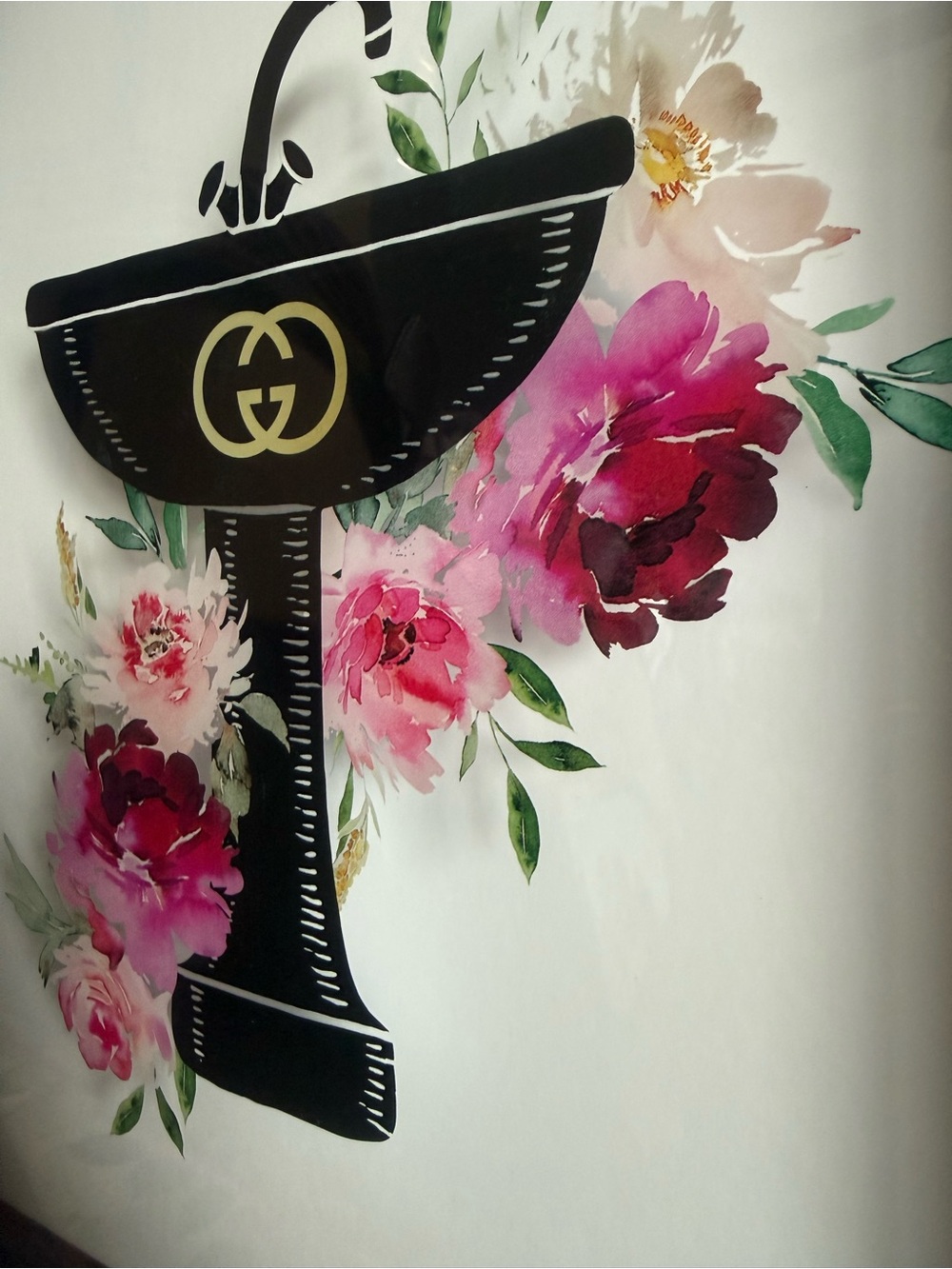 Gucci Pedestal Basin & Toothpaste Tube w/ Florals - Picture 3 of 6